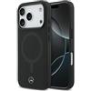 CG MOBILE Mercedes Pelle liscia compatibile con MagSafe Custodia per iPhone 17 Pro Max (Nero)