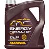MANNOL Olio motore Energy 5W-30 4 L Compatibilità con PEUGEOT 206 2 volumi/Coda spiovente 2A/C 207 WA, WC 208 I Hatchback CA, CC 2008 Station Wagon CU, VW Polo Hatchback 6R1, 6C1