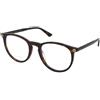 Gucci GG0027O 002 | Occhiali da Vista Graduati | Prova Online | Plastica | Panthos | Havana | Adrialenti