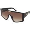 Carrera Victory C 18/S R60/HA | Occhiali da Sole Graduati o Non Graduati | Prova Online | Plastica | Mascherina | Nero, Oro | Adrialenti