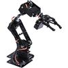 Cuifati Braccio Meccanico per Robot 6DOF, Kit di Artigli per Pinza Robotica Meccanica con Braccio Robotico in Alluminio, Parti di Robot Industriali per Manipolatore DOF
