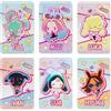 YJacuing Alien Stage Chibi Rabbit Serie 6 carte olografiche uniche da collezione, licenza ufficiale Anime ALNST Merch per fan e collezionisti