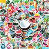 Huaxintoys 110 pezzi Adesivi hawaiani, Adesivi A Tema da Spiaggia, skateboard graffiti adesivi moto snowboard bagagli portatile valigia auto per bambini e ragazzi adesivi vinile Hawaii Beach Stickers