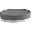 GEDY G-New Mizar Porta Sapone Grigio, Componenti Realizzati in Ceramica, Garanzia 2 Anni, Misure 3X12,3X9 CM e Peso 0,315 kg, Design R&S