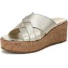 Vionic Sandali Donna Dawn Zeppa, Pelle marrone chiaro, 36 EU