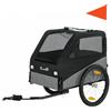 PawHut Rimorchio Bici per Cani Taglia Media Pieghevole in Metallo e 600D Oxford Copertura Sfoderabile, Grigio | Aosom Italy