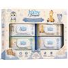 dermacotone 576 Salviette 8 confezioni Mix Bambù Vaniglia Talco e Latte D'Avena