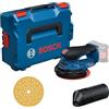 Bosch Professional 18V System Levigatrice a batteria GEX 18V-150-3 (incl. 1 carta abrasiva, 1 contenitore, 1 anello di sicurezza, senza batteria/caricabatteria)