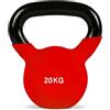 FFitness Kettlebell in Ghisa Rivestita in Neoprene Rosso 20 kg FF 1 St
