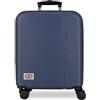 Pepe Jeans Aris Marine Valigia da Cabina 40x55x20 cm Rigido ABS Chiusura a Combinazione Integrata 37L 2.6kg 4 Doppie Ruote Bagaglio a Mano