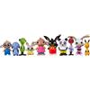 Bing - Set di 10 figure Set di pennelli e tutti i suoi fidanzati in una confezione - Con queste figure puoi ricreare tutte le scene della famosa serie per bambini - macchinari