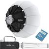 GODOX CS-50D Lanterna Softbox, 50cm Fotografico Soft Box | Montaggio e Smontaggio Rapido, Pieghevole, Bowens Mount per Studio Light SL60W SL100D SK400III-V MS200-V MS300-V DP400III-V