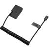 HangTon Batteria finta USB C a LP-E17 per fotocamera Canon EOS R8 R10 RP T6s T6i T7i X8i SL2 800D 9000D 9000D 9V/12V PD DR-E18