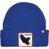 Goorin Bros. Cappello Cappelli Animali Cuffia con Risvolto Beanie Falco Freedom Blu Royal