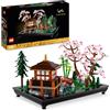 LEGO 10315 Icons Il Giardino Tranquillo, Kit Giardino Botanico Zen per Adulti con Fiori di Loto, Regalo per Donna e Uomo Fan del Giardinaggio Giapponese, Decorazione da Scrivania Personalizzabile