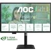 AOC Q27P4U Monitor PC 68,6 cm (27") 2560 x 1440 Pixel Wide Quad HD Nero [Q27P4U]