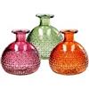 Ad Trend Vaso in Vetro Miles D 11 Cm H 11,5 Cm - 3 Colori Assortiti Ideale Ideale Bomboniera 1 Pz