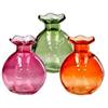 Ad Trend Vaso in Vetro Miles D 9 Cm H 10,5 Cm - 3 Colori Assortiti Ideale Ideale Bomboniera 1 Pz