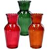 Ad Trend Vaso in Vetro Josh D 9 Cm H 15 Cm - 3 Colori Assortiti Ideale per Bomboniere 1 Pz