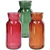 Ad Trend Vaso in Vetro Josh D 6 Cm H 14 Cm - 3 Colori Assortiti Bomboniera Elegante 1 Pz