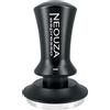 NEOUZA, Pressino per caffè espresso a molla, per macchinetta del caffè, autolivellante, antiaderente, impugnatura raffinata, base piatta in acciaio inossidabile (51 mm, nero opaco)