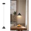 lundwa Lampada a sospensione LED Moderne 12W Nero