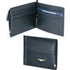 Aeronautica Militare LineaFlag Portafoglio Uomo con fermasoldi Blu AM 110 11x9x2 cm
