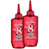 L'Oréal Elvital Wonder Water, Balsamo Lamellare per Capelli Colour Protect, 8 secondi per Capelli Danneggiati e Colorati, 2x 200 ml