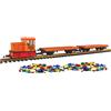 PIKO 37155 Start Set con carri porta LEGO , con Radio Comando
