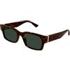 Gucci GG2084S-002 - Occhiali da Sole Havana - Iconico dettaglio Web