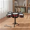 Set Batteria 5 Tamburi Regalo ideale Mini Batteria Acustica Facile da Montare