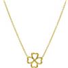 LUXURY MILANO Collana luxury milano in oro giallo 9kt con quadrifoglio