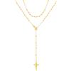 LUXURY MILANO Collana in oro giallo con croce