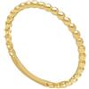 LUXURY MILANO Anello fedina in oro giallo