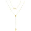 LUXURY MILANO Collana rosario in oro giallo