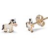 LUXURY MILANO Orecchini bimba in oro con cavallo