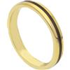 LUXURY MILANO Anello fedina in oro giallo