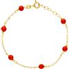 LUXURY MILANO Bracciale bimba design in oro giallo