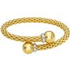 LUXURY MILANO Bracciale in oro giallo e bianco 18 kt