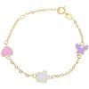 LUXURY MILANO Bracciale bimba in oro giallo 18 kt