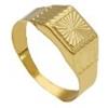 LUXURY MILANO Anello da uomo in oro giallo 18 kt