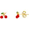 LUXURY MILANO Orecchini bimbo in oro 18 kt e smalto