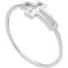 LUXURY MILANO Anello da donna in oro bianco 18 kt