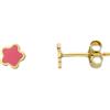 LUXURY MILANO Orecchini da donna in oro 18 kt e smalto