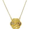 LUXURY MILANO Collana in oro con fiore