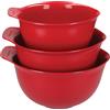 KitchenAid - Set di ciotole (2,5 / 3,3 / 4,2 l) Rosso Impero