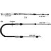 Ultraflex Cavo di controllo Ultraflex C8 argento 9' argento 9'
