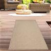 Carpetia Tappeto per esterni in sisal per giardino, terrazza e balcone Dimensioni - 60 x 180 cm