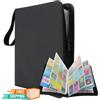 DISTOCK Raccoglitore Carte Pokemon 9 Tasche con Cerniera 50 Fogli per 900 Carte Album