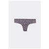 Tezenis Brasiliano Taglio Vivo In Microfibra Stampata Donna Blu